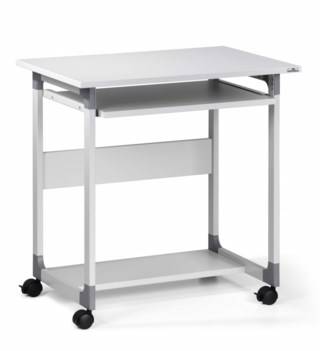 Datorbord Durable SYSTEM 75 FH, mobilt med hjul, två hyllplan