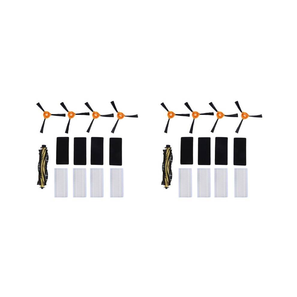 18 Pack Replacement Roller Brush Filter Side Brushes for Neatsvor X500 Tesvor X500 Robot Vacuum Cleaner Parts