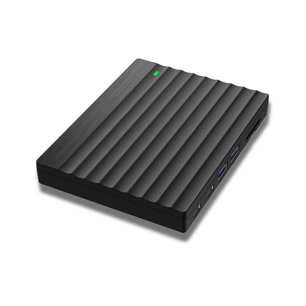 2.5-Inch Multi-Function HDD Enclosure ABS External Case with Type-C USB 3.0 and Card Reader