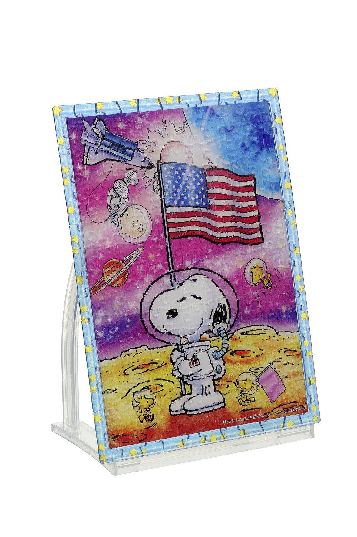 jigsaw crystal Snoopy Moon Landing puzzle 165-piece puzzle, puzzle, (jigsaw type)