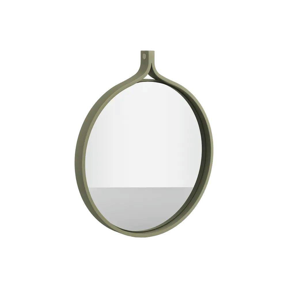 Swedese Comma Rund Spegel (Ø40 cm) Moss Green