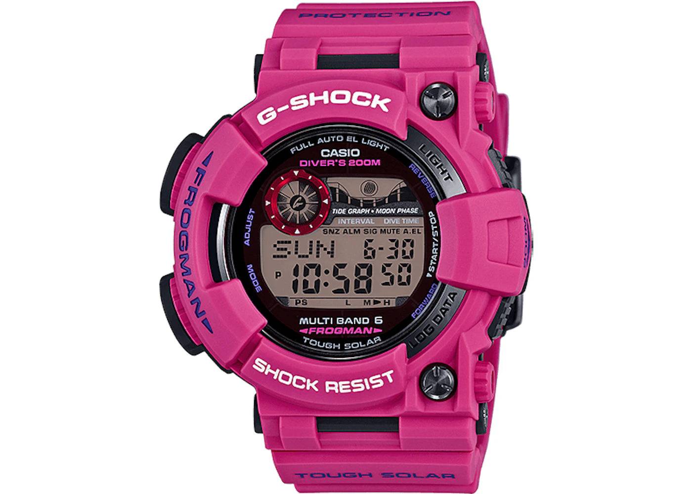 Casio G-Shock Frogman Men in Sunrise Purple GWF-1000SR-4JF - One Size (One Size)