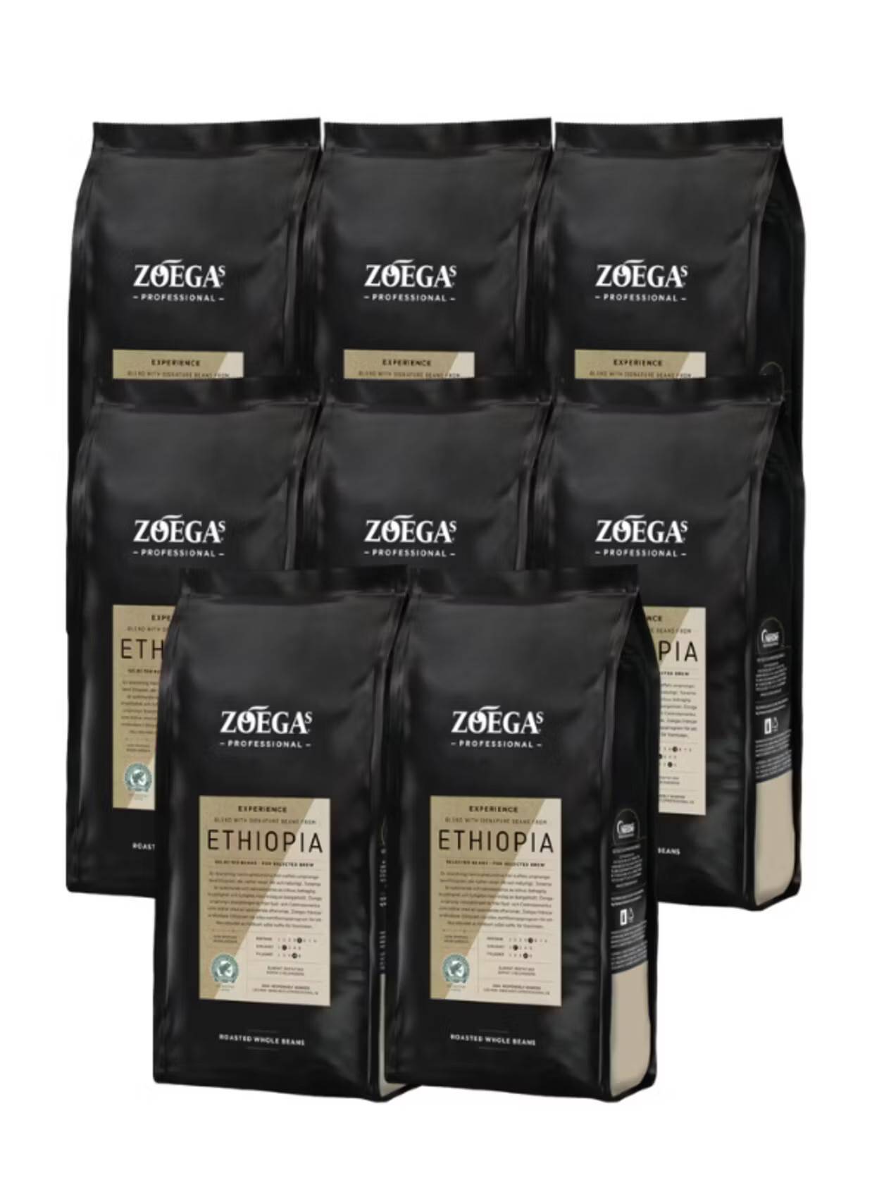 ZOÉGAS Experience Ethiopia kaffebönor 8x750g