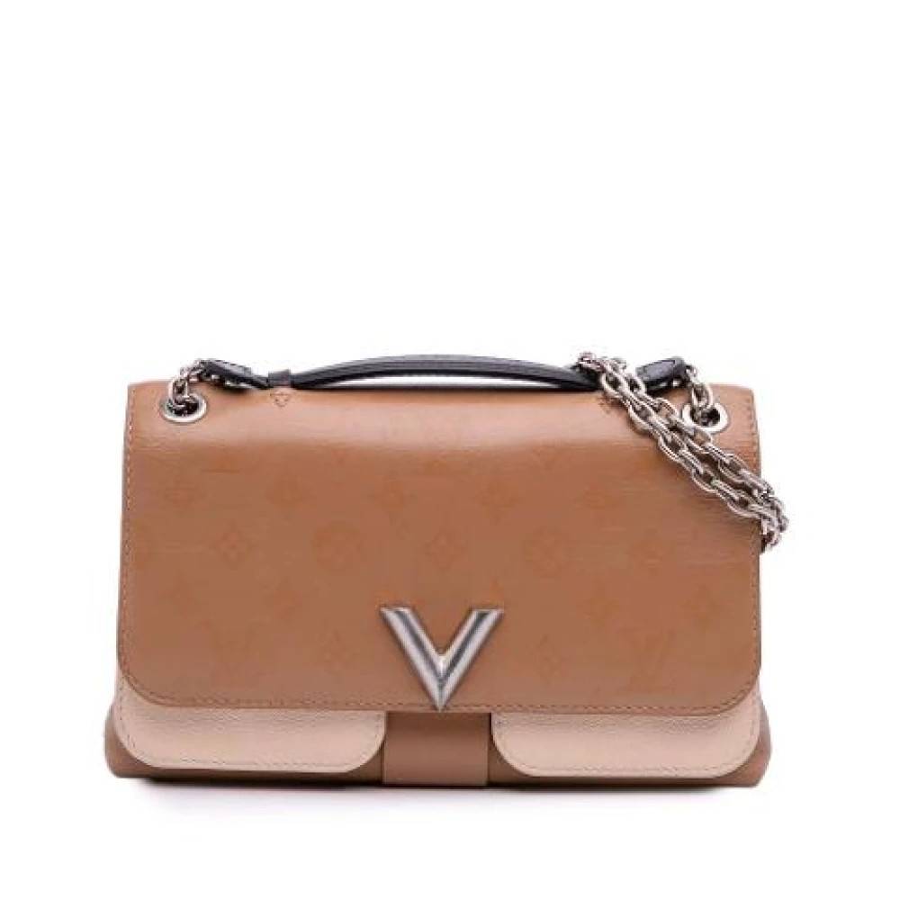 Louis Vuitton Vintage Pre-owned Cuir Plume Ecume Very Chain - Vintage - Dame - Beige - ONE SIZE - Uld