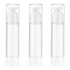 3 st. luftlösa pumpflaskor i resestorlek, pumpflaska, lotionbehållare, påfyllningsbara kosmetiska pumpdispensrar för foundation, fuktkräm, schampo, to - Multifärgad (15 ml,30 ml,50 ml)