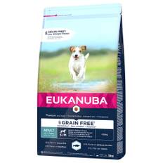 Eukanuba Grain Free Adult Small / Medium Breed med havfisk - 2 x 3 kg