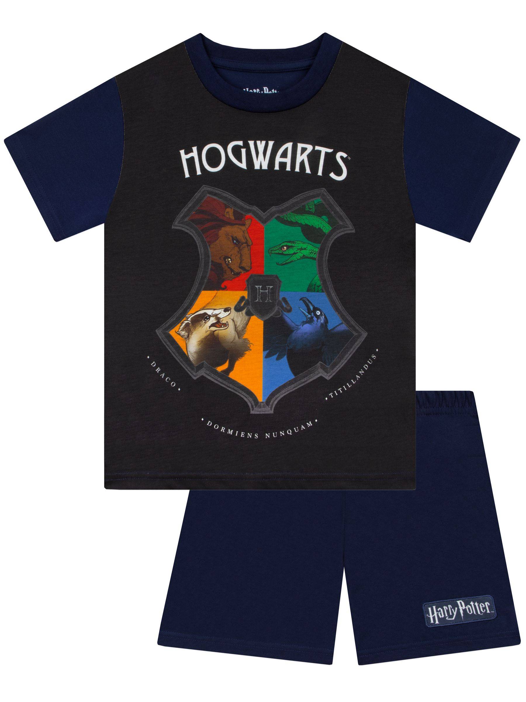 Character Hogwarts-vapenskjold Kortærmet Pyjamas