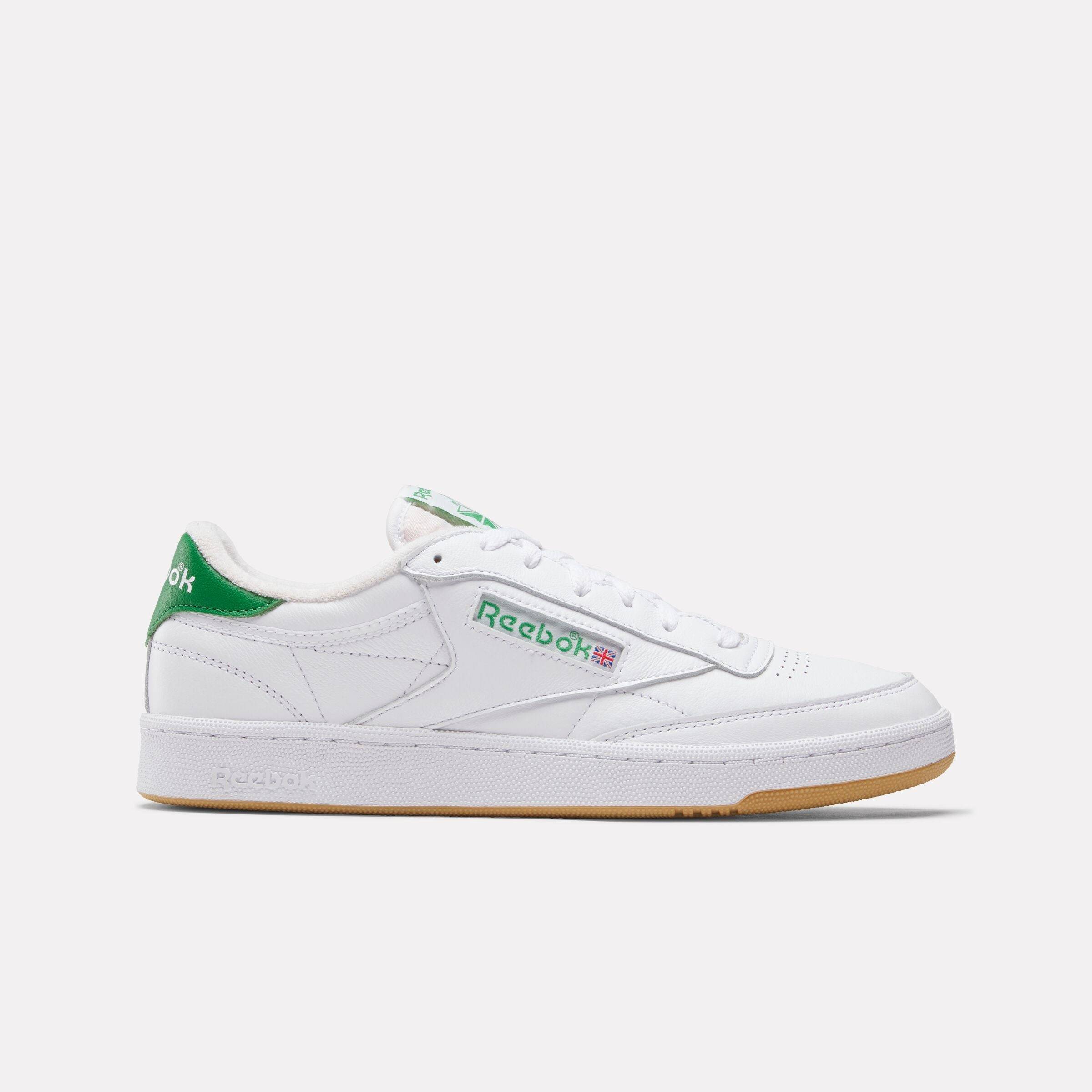 Reebok - Club C 85 Vintage Sneakers, white/Glengreen/Reebok Rubbber Gum, Size: 44