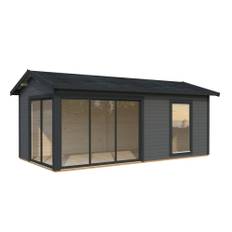 Palmako udestue Amanda Slide mørkegrå 17,1 m²