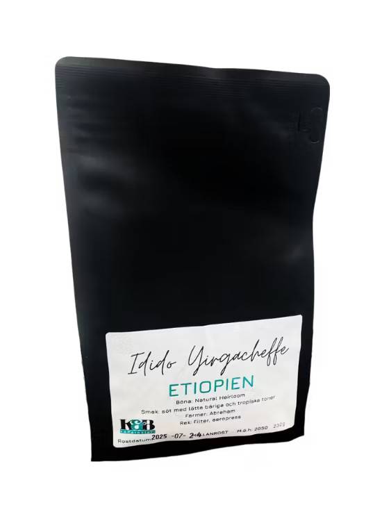 K&B Kafferosteri Idido Etiopien kaffebönor 230g