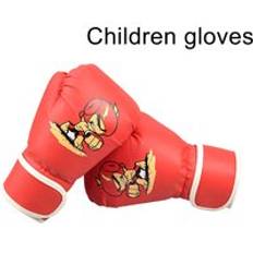 1.6m uppblåsbar boxningssandsäck vuxna barn pvc förtjockning vertikal boxning pelare tumlare muay thai boxningssäck gym fitness - Barn röda