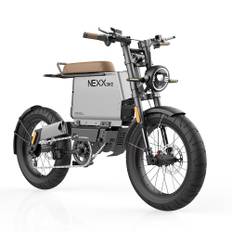 NEXXBIKE X5 Plus 20 Fat Tires Electric Dirt Bike 1000W Motor 48V 25Ah Samsung Battery With NFC Key grå