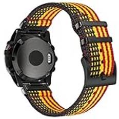 Nylonarmband kompatibelt med Garmin, 20 mm robust snabblås klockarmband för Fenix 7S/Fēnix 7S pro/Fenix 6S/Fenix 6S pro/Fenix 5S/Fenix 5S plus/D2 Delta S/Descent Mk2S ersättningsband för män, 26mm