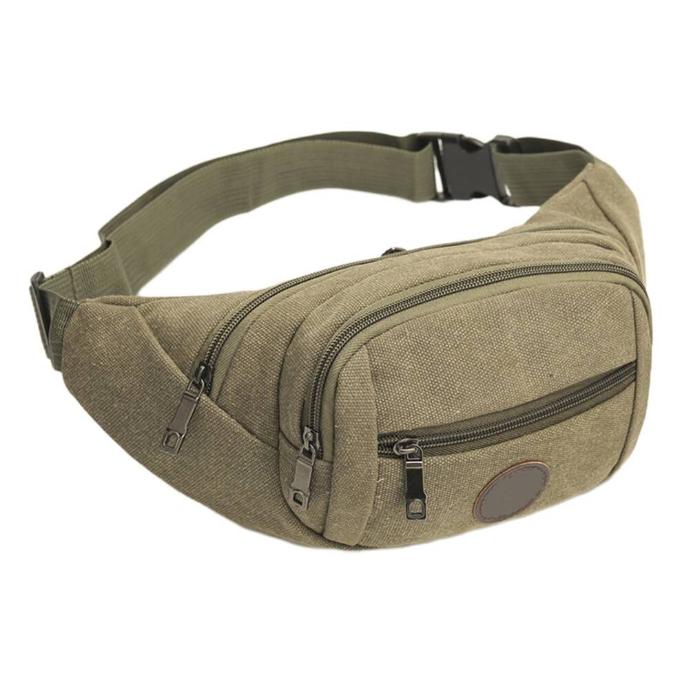 Canvas Crossbody-taske Unisex justerbar rem