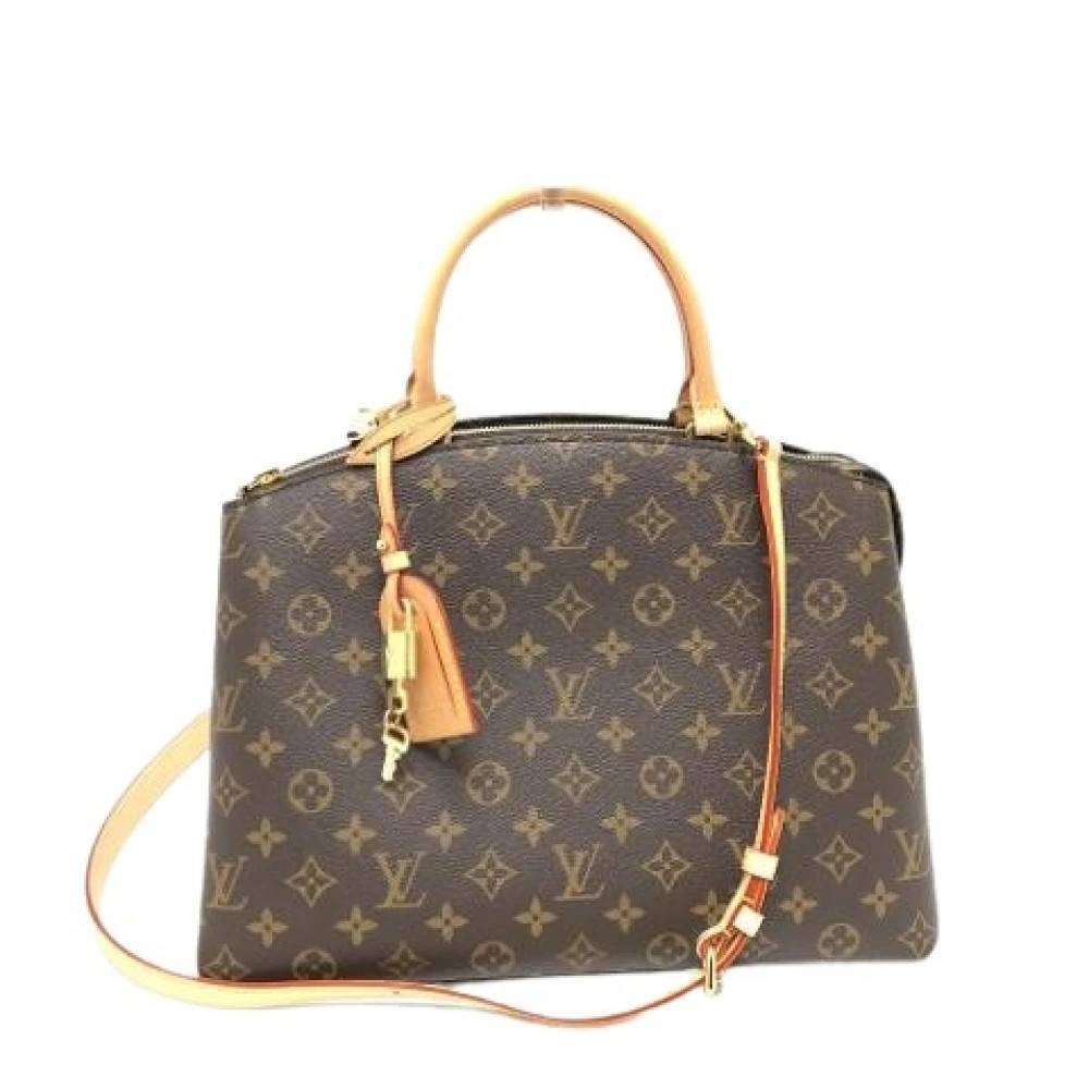 Louis Vuitton Vintage Pre-owned Grand Palais MM Håndtaske - Vintage - Dame - Brun - ONE SIZE - Uld
