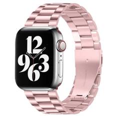 Apple Watch Ultra/Ultra 2 49mm etc Rustfrit stål Urrem - Pink