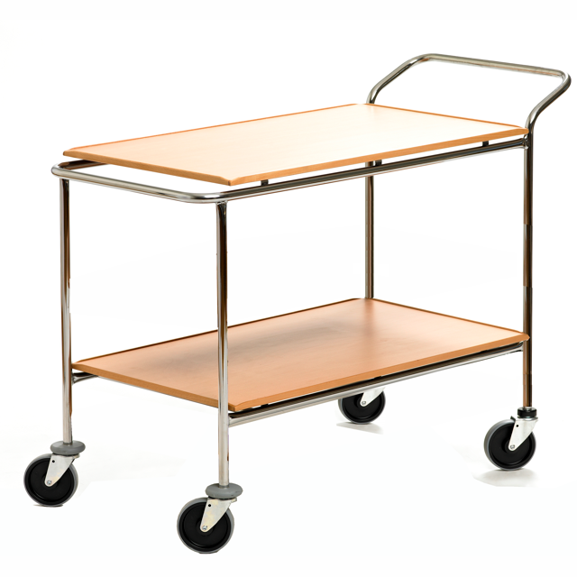 Serveringsvagn 2-plan laminat 70x50 cm