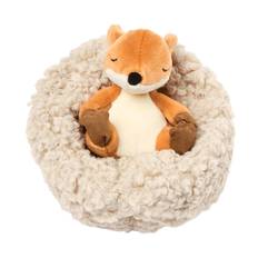 Jellycat Hibernating Ræv i Rede, 12 cm - Bamser hos Magasin