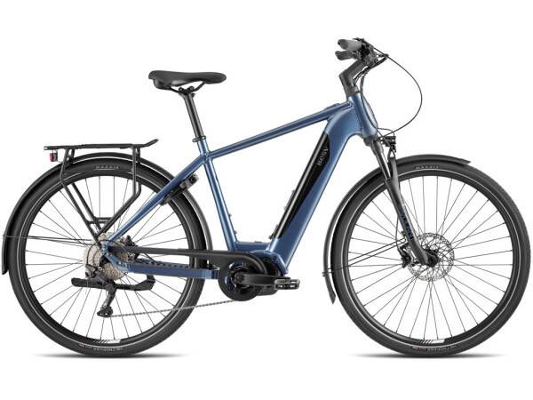 BESV TR 1.3 Trekking cykel 10 Gear 630Wh herre Dark Onyx Blue Gloss - Cykelstørrelse 47