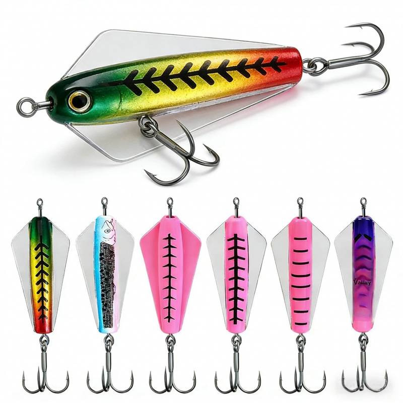 Manta Ray VibLure Bait Disc-Shaped Slow Sinking Hard Bait for Sea Fishing Long Casting Flating Insect King High Simulation Trout