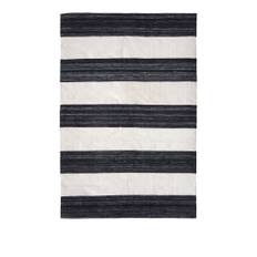 Nordiska Galleriet Rugs - NG Outdoor Stripe 120x180, Black/White - Udendørs måtter - Mønstret