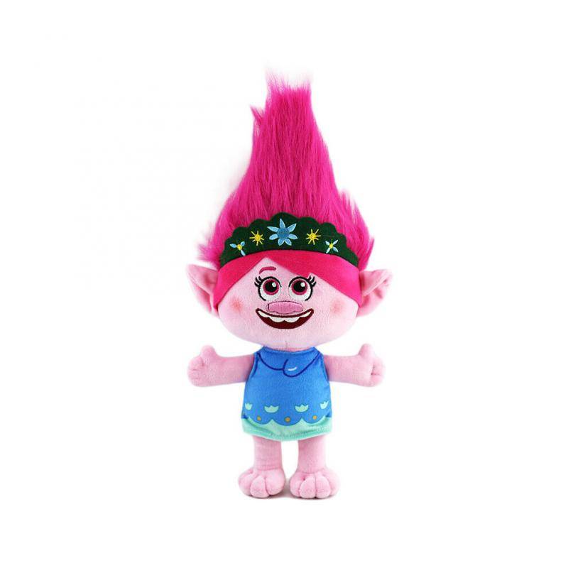 (Vallmo) 118 I Trolls: Get Together Branch Plyschleksak Mjuk Docka Rumsdekor Gåvor rosa