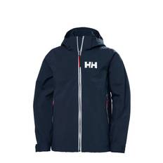 Jr Rigging Rain Jacket Outerwear Rainwear Jackets Blue Helly Hansen