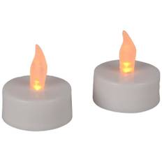 LED fyrfadslys 5cm Ø3,8cm hvid 60 timer plast - 64 stk