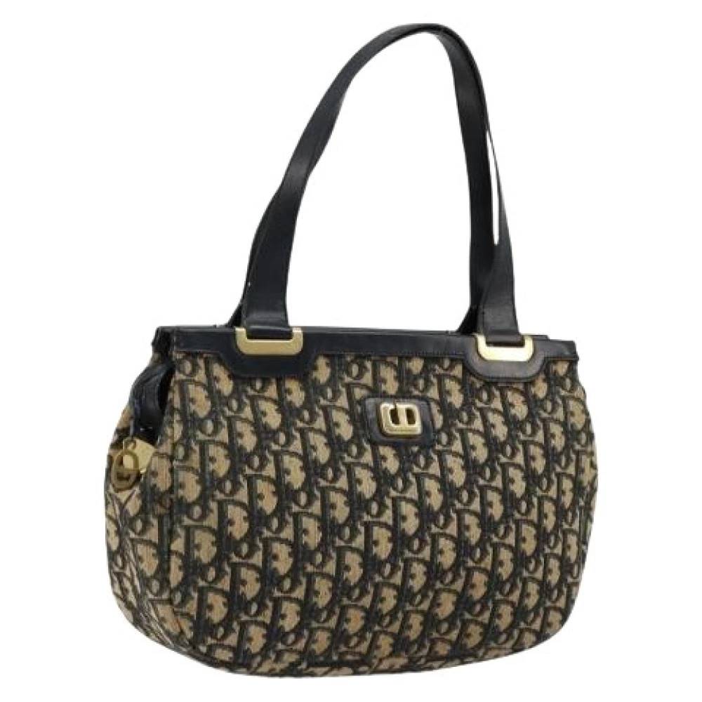 Dior Vintage Pre-owned Canvas dior-tasker - Vintage - Dame - Blå - ONE SIZE -