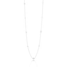 Gynning Jewelry Petite Papillion Halsband (Silver) 80 cm