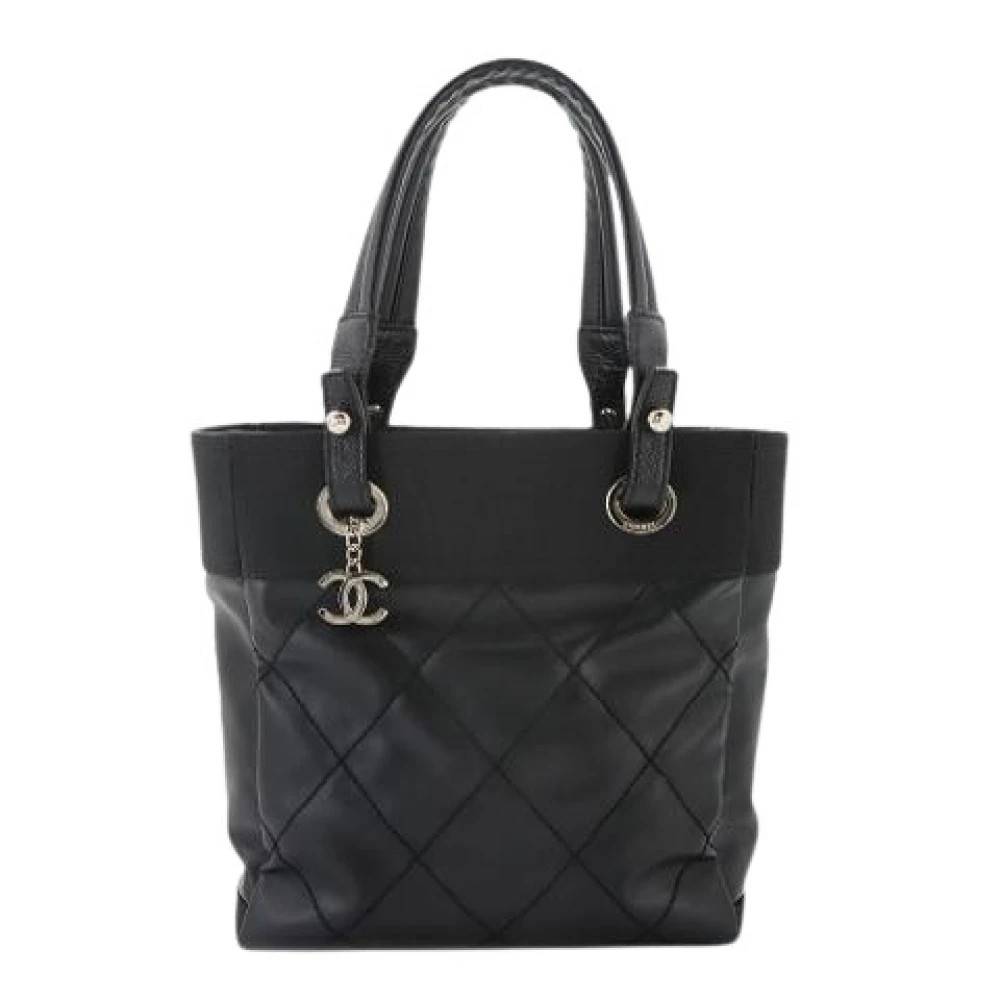 Chanel Vintage Pre-owned Paris Biarritz Tote bag - Vintage - Dame - Sort - ONE SIZE - Læder