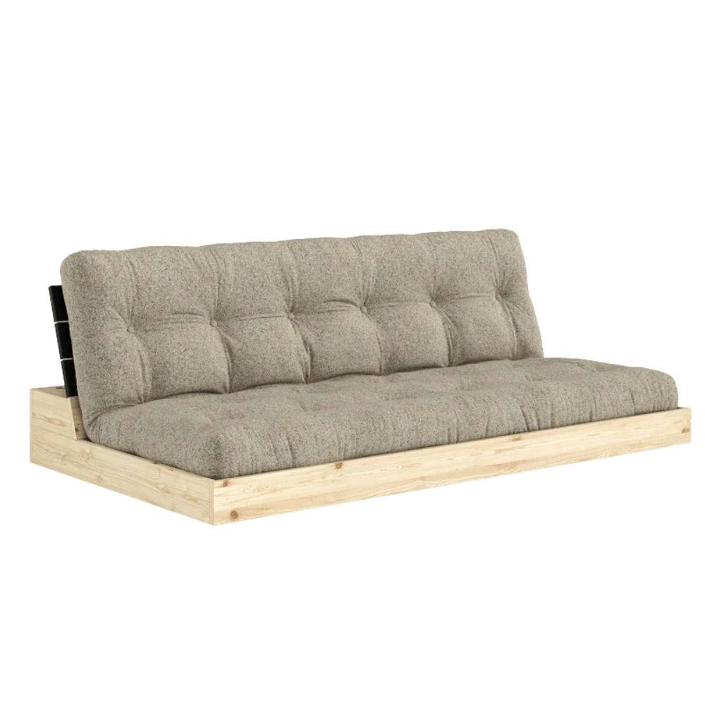 Karup Design Base Bäddsoffa  Warm Sand 641 Black Lacquered 402
