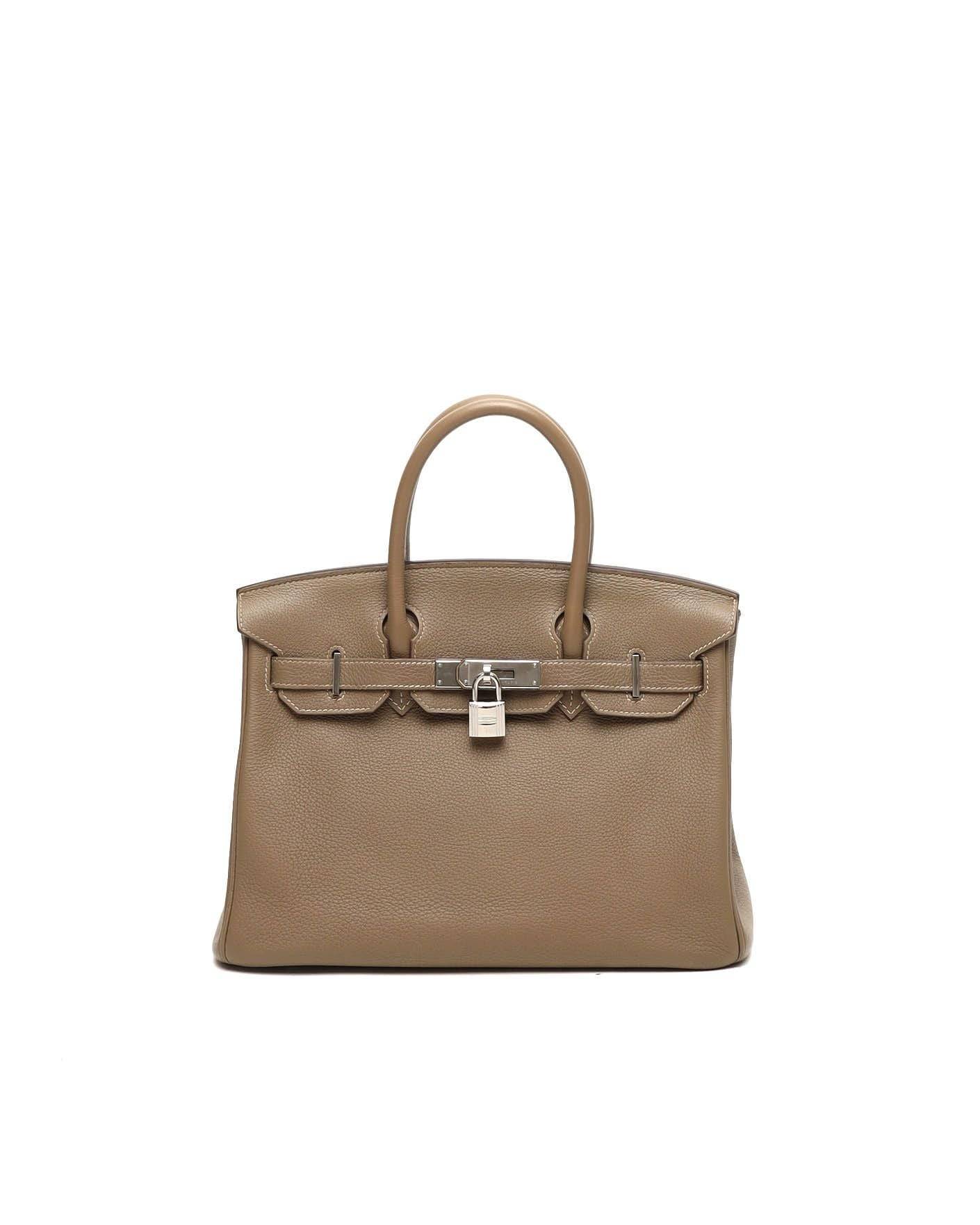 Hermès Birkin 30 Togo Beige Marfa Bag - Grey - One Size