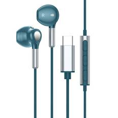 USB-C Hovedtelefoner til Samsung Galaxy S22 Ultra S21 FE S20 A53 USB-C Hovedtelefoner med Mikrofon In-Ear Hovedtelefoner med Kabel Hovedtelefon USB Type C