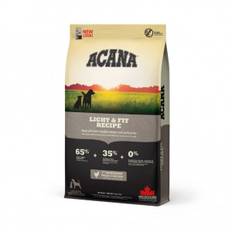 Acana Light & Fit hundfoder. Förpackning: 2 x 11,4 kg