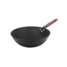 Wokpande, kulstofstål, 30 cm - Zokura