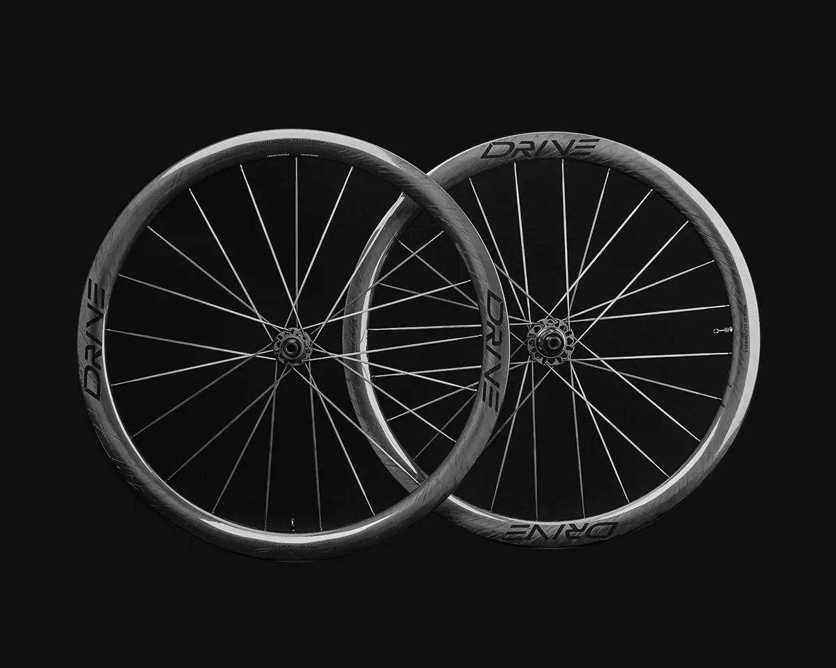 Drive I 40D Hjulsæt - Elite Wheels - Sort - Shimano 10S / 11S / 12S & SRAM 10S / 11S
