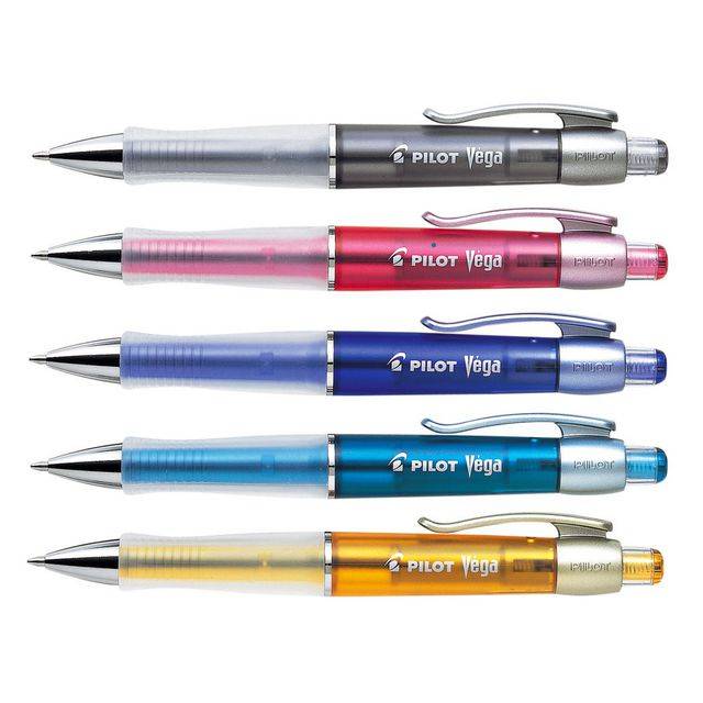 Kulpenna Pilot Vega Sort.Färger 1mm