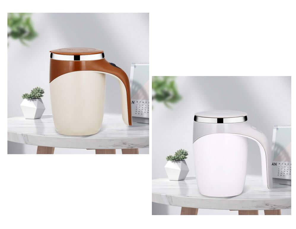 Electric Self-Stirring Coffee Mug Rechargeable Magnetic Cup - Suit