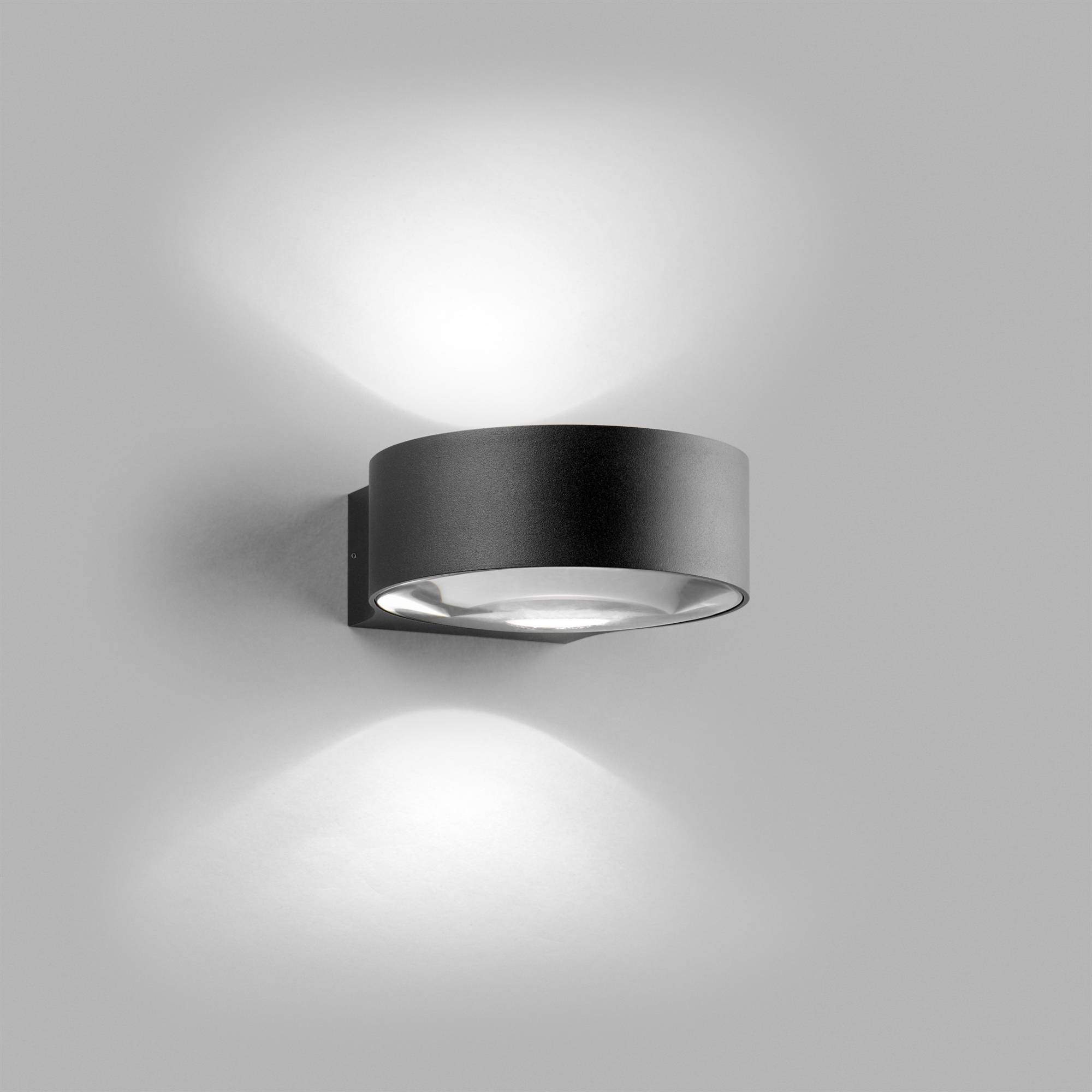 Orbit W2 LED ude/inde væglampe - Sort - 2700K - Light-Point