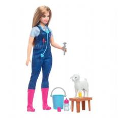 Barbie Bondegård Dyrelæge Dukke Barbie dukker playset HRG42