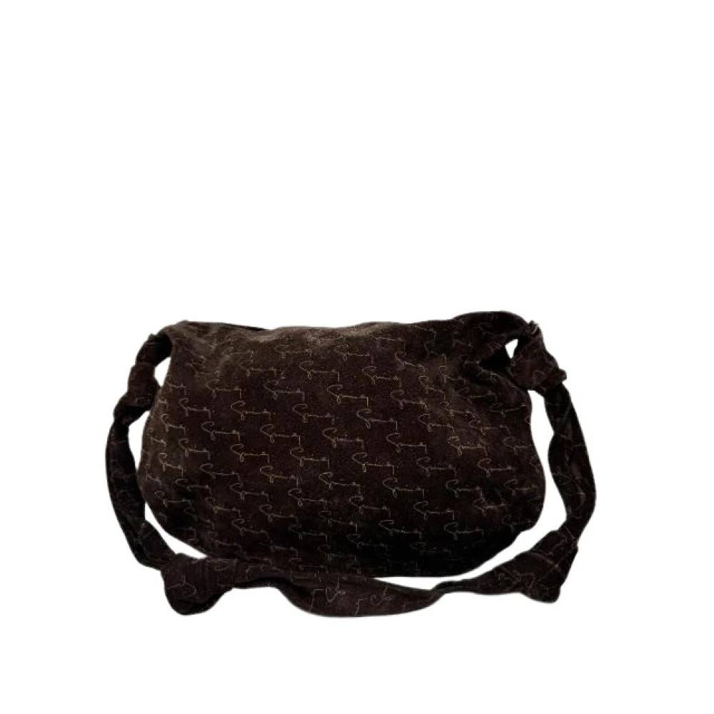 Givenchy Pre-owned Pre-owned Ruskind Skuldertaske - Vintage - Dame - Brun - ONE SIZE - Uld