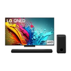 LG 75" 4K QNED TV 75QNED87T6B + NS77TY 3.1.3 Dolby Atmos soundbar ➞ På lager - klar til levering