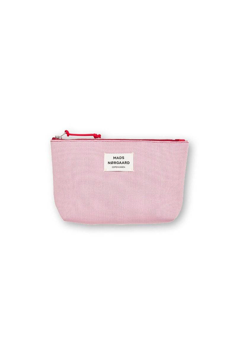 Mads Nørgaard - Taske - Knit Stripe Hof Make-Up Bag - Fairy Tale/Goji Berry