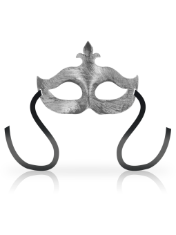 Ohmama Masks Flower De Lis Silver Mask