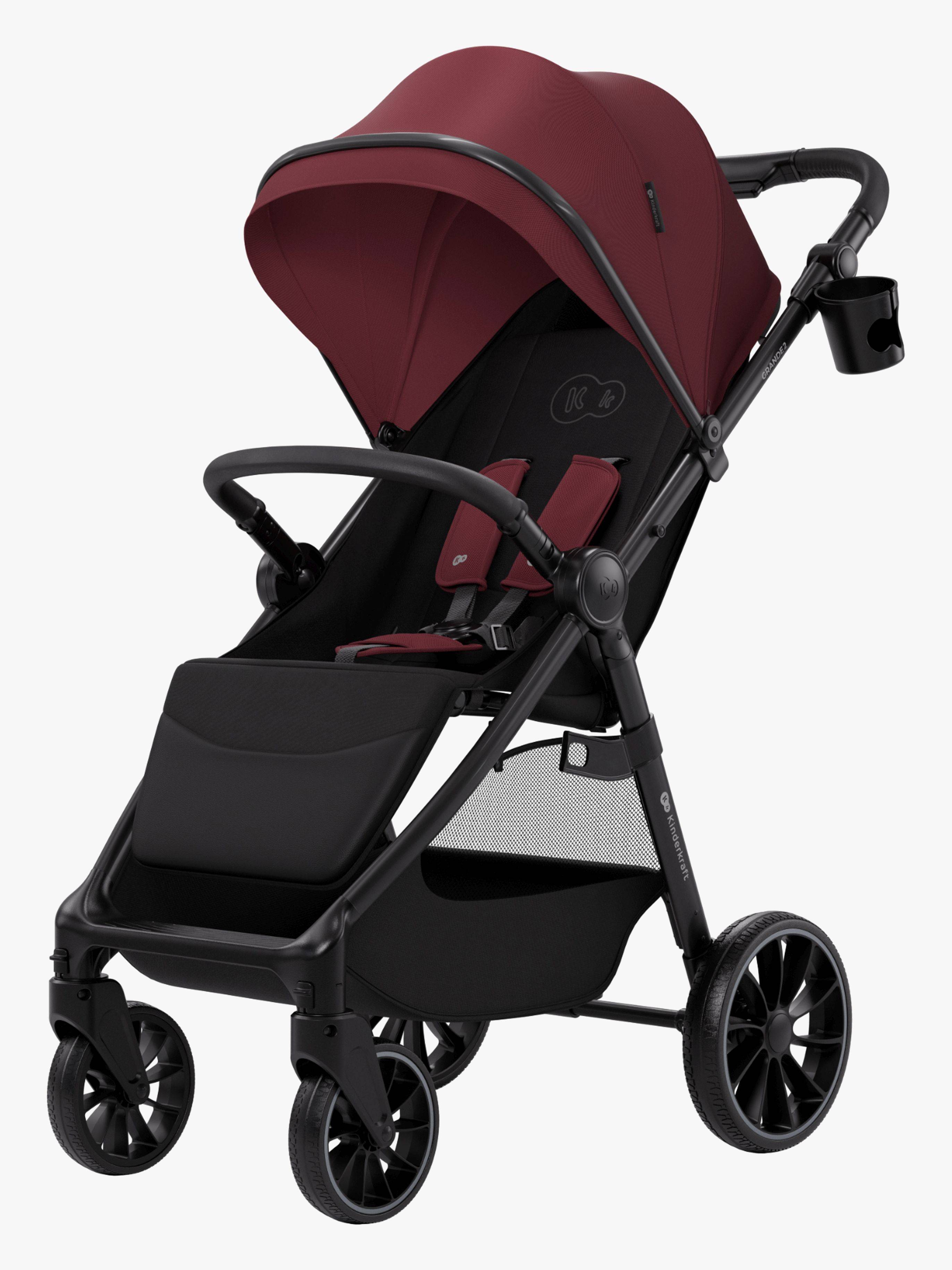Kinderkraft Grande 2 Klapvogn, Dark Ruby