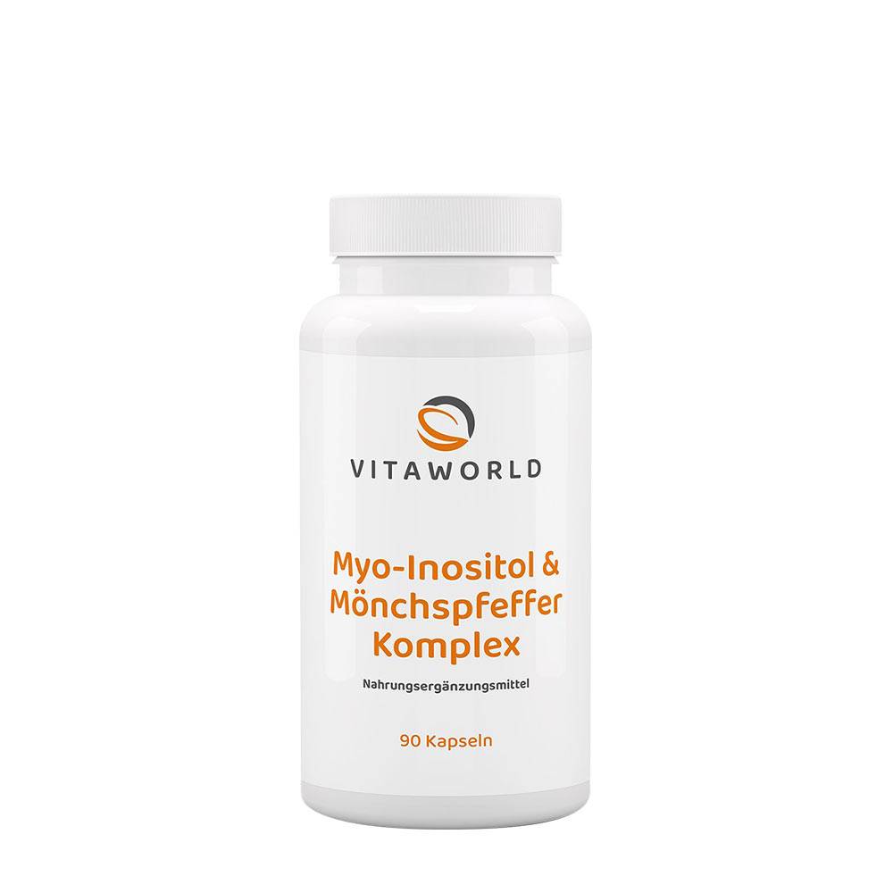 Vitaworld Myo-Inositol + Munkpeppar Complex - 90 kapslar