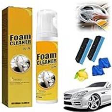 2023 New Multifunctional Car Foam Cleaner,Powerful Stain Removal Kit，Multi-Purpose Foam Cleaner Spray for Car Exterior Interior Care (2 pcs)