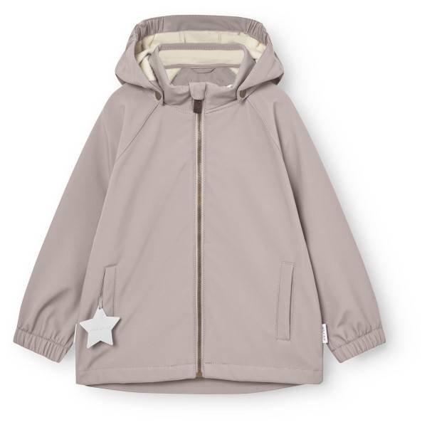 Mini A Ture Kid's Mataden Softshell Jacket Softshelljakke Børn størrelse 122 farve grå