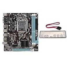 LGA 1155 Moderkort, H61 ITX Datormoderkort för Stationär Dator, 2 X DDR3, 6xUSB2.0, 3xSATA2.0, PCIe 16X, VGA, HDMI, NVME M.2, 100M NIC